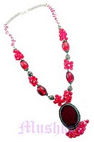 Oval Pendant Necklace - click here for large view